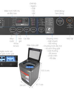 Máy giặt Toshiba Inverter AW DUN1800MV(SG)